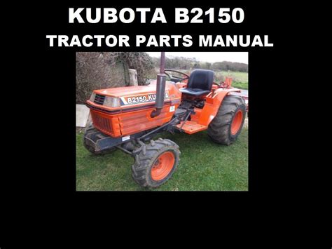 Kubota b2150e b2150 e tractor illustrated master parts list manual instant download. - Ford large diesel engine service repair manual.