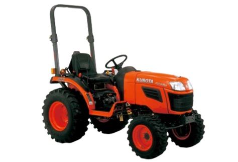Tractor. Kubota B2920. My B2920 has rear chains on Ag tires. Using 