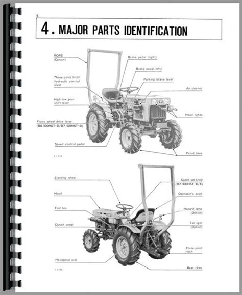 Kubota b7100hst d b7100 hst d new type tractor illustrated master parts list manual instant. - Linde h50d repair and parts manual.