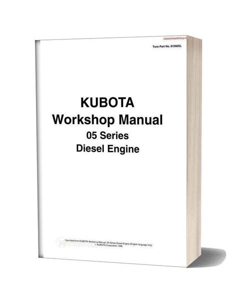 Kubota diesel engine super 05 series manual. - Guía de bolsillo beatmung edición alemana.