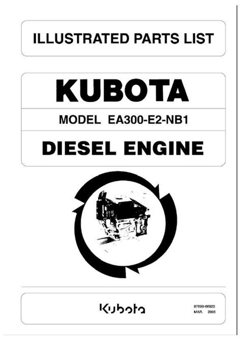 Kubota ea300 e2 el300 e2 engine repair service manual. - Kyocera paper feeder pf 1 service repair manual.