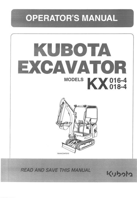 Kubota excavator kx 016 4 018 4 operators manual. - 2001 2007 kawasaki kx 85 100 manuale di riparazione.