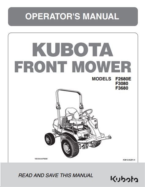 Kubota f3080 front mower operators manual. - 2000 chrysler town and country owners manual.