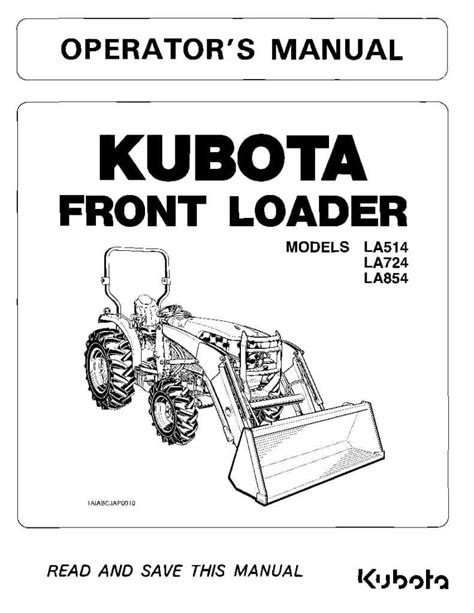 Kubota frontlader la514 la724 la854 bedienungsanleitung 1 download. - Paca, la macaca va al mercado (paca, la macaca series).