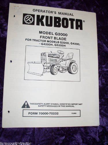 Kubota g2000 front blade oem oem owners manual. - Philips 32pfl3807t service manual and repair guide.
