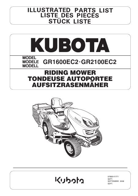Kubota gr 1600 reparaturanleitung download herunterladen. - 2002 yamaha 400 big bear manual.