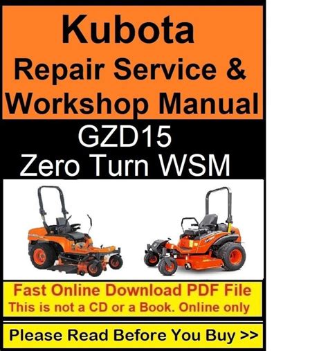Kubota gzd15 gzd15 ld gzd15 hd workshop service manual. - Biology igcse ron pickering revision guide.