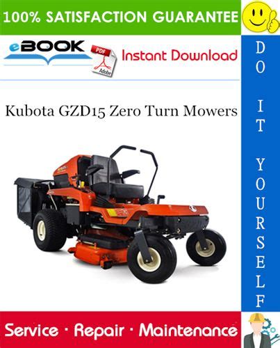 Kubota gzd15 gzd15 ld gzd15 hd zero turn mower service repair workshop manual. - Catálogo de partituras de autores brasileiros.