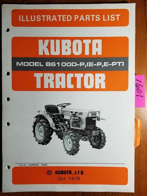 Kubota kubota b6100d p parts manual. - Mechanics of solids and structures manual solution.