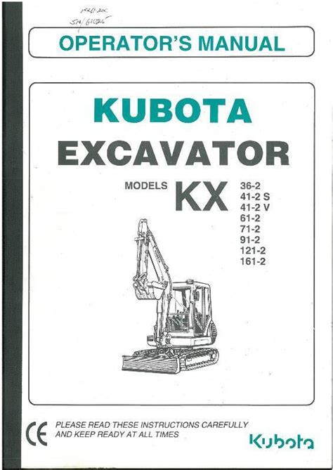 Kubota kx41 2 kx61 2 kx91 2 kx121 2 kx161 2 service manual special order. - Owners manual for trimline 2200 treadmill.