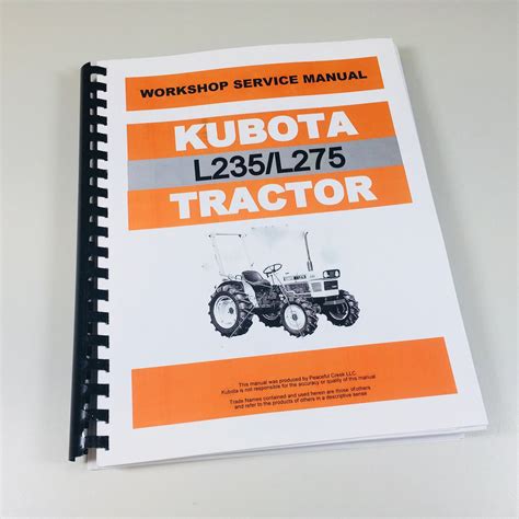 Kubota l235 l275 tractor operator manual download. - Auf alle fa lle recht behalten.