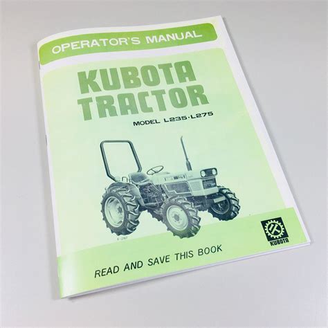 Kubota l235 l275 tractor operator manual. - Tonal harmony 7th edition workbook answer key book.