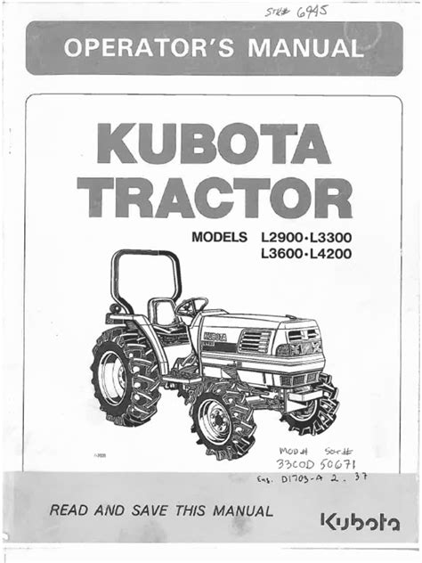 Kubota l2900 l3300 l3600 l4200 traktor bedienungsanleitung bedienungsanleitung beste anleitung download. - Discussies rond kerkelijke presentie in een oude stadswijk.