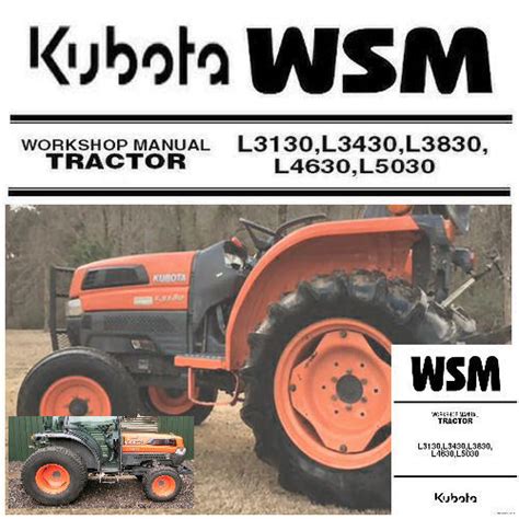 Kubota l3130 l3430 l3830 l4630 l5030 traktor service reparatur werkstatt handbuch download. - 2003 yamaha yz 125 service manual.