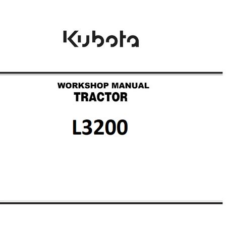 Kubota l3200 tractor service repair workshop manual instant download. - Computer aided text reconstruction and transcription catt manual.