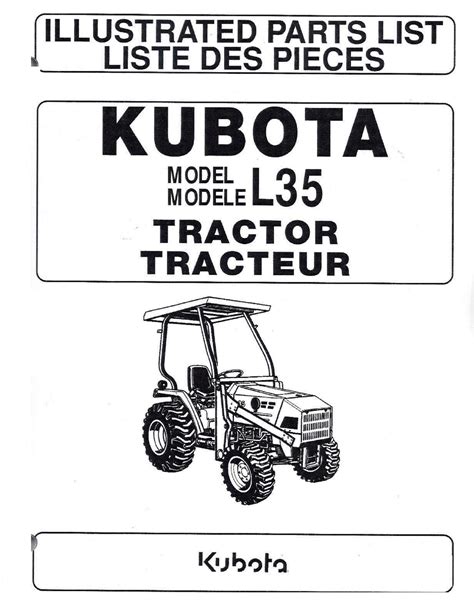 Kubota l35 tractor illustrated master parts list manual download. - Android 2 2 1 user guide.