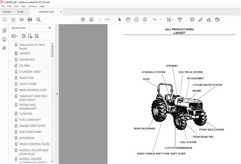 Kubota l4400dt tractor parts manual download. - 2012 toyota yaris service repair manual software.