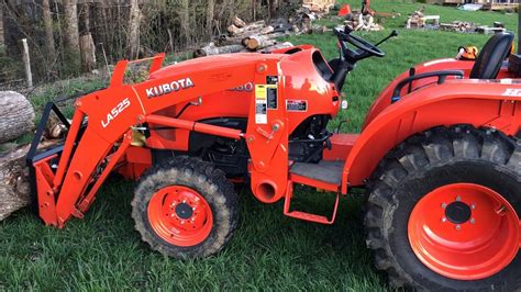 Kubota L3901-4WD. 1433.1 lb. 37.5 hp. 2766.9 lb. Compare. View updated Kubota L3301-4WD 4WD Tractor specs. Get dimensions, size, weight, detailed specifications and compare to similar 4WD Tractor models. . 