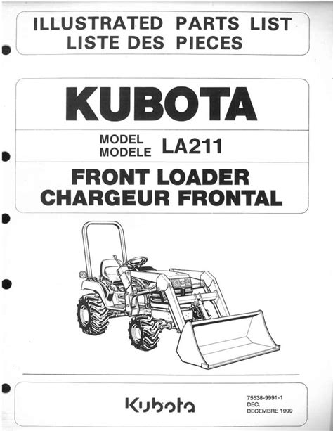 Kubota loader la211 parts manual illustrated master parts. - Weider x2 power guide home gym.