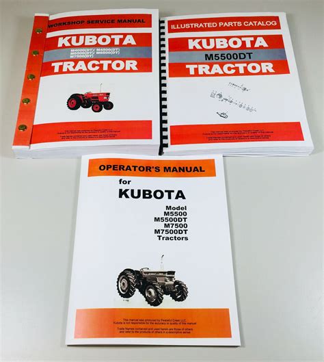 Kubota m5500 dt traktor teile handbuch illustrierte liste ipl. - Beweis der offenbaren unmöglichkeit der vaterschaft..