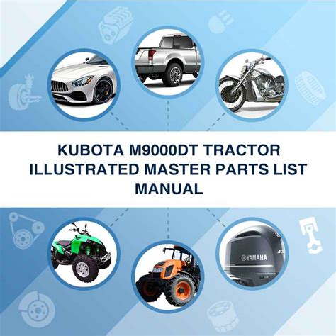 Kubota m9000dt cab tractor illustrated master parts list manual. - Domino ink jet printer a200 manual.