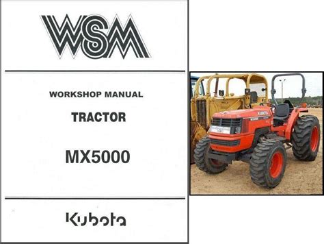 Kubota model mx5000 tractor repair manual. - La crema de la ciencia ficcion.