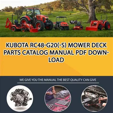 Kubota rc48 g20 manuale delle parti elenco illustrato ipl. - Same saturno 80 tractor parts manual.