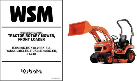 Kubota tractor bx2350d service repair workshop manual. - Corporate finance solutions manual berk demarzo.
