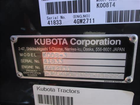 May 27, 2017 · Unrealistically Kubota used to use the same chassis serial number for any number of products. B series, L series, whatever. Was truly a nuts way of keeping track of the origin of a tractor. For instance serial number 53764 actually is used on 70 different pieces of equipment. When you call the dealer they will ask you . 