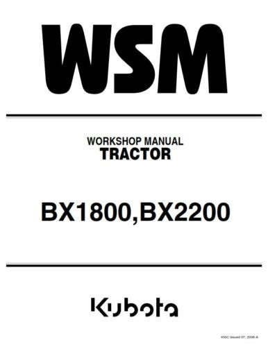 Kubota traktor service handbuch b serie werkstattreparatur. - Operation manual kaeser compressor asd 30.