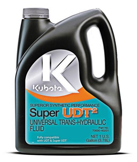 Kubota udt-2 fluid. Going back with. Kubota Super UDT2, and OEM filters on the transmission. I did find some info on the UDT/2 fluids. The viscosity index on the Kubota Super UDT is 192. The Viscosity Index on the Kubota Super UDT/2 is 199. Amsoil Synthetic Tractor Hydraulic / Trans Fluid. 5W-30 has a Viscosity Index of 170. 