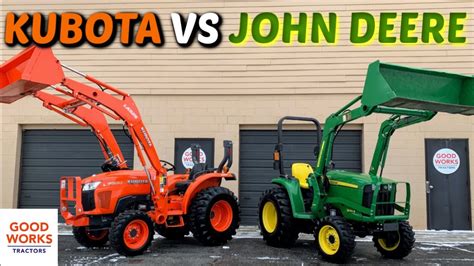 Dec 11, 2014. #6. I have demoed them both but the 57 is a stronger and heavier machine. so its not a fair comparison . the u55 is more on the lines of the 50 deere. I like the deere but my kabota support is way better than the deere dealer and I feel like you get more for your money in a Kubota. but like it was said by maddog dealer support is .... 