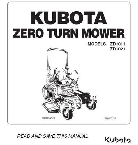 Kubota zero turn mowers owners manual. - Toyota rn46 hilux service repair manual.