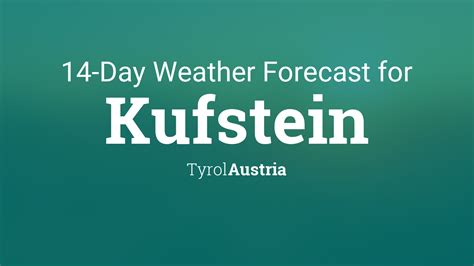 Kufstein, Tyrol, Austria Weather Forecast AccuWeather