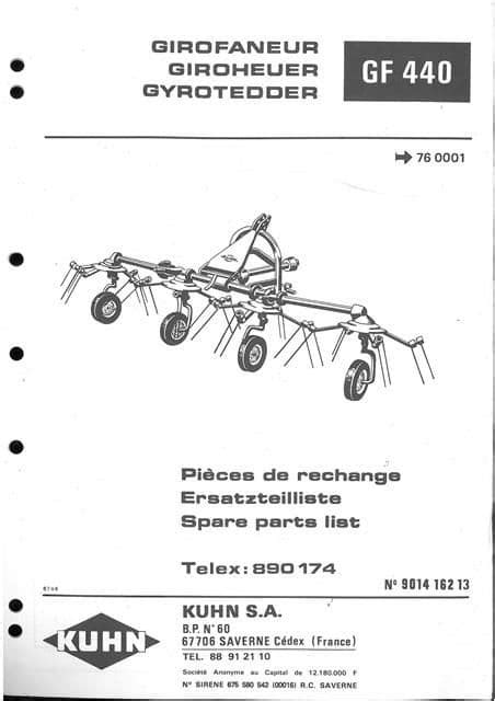 Kuhn gf 5202 tha tedder parts manual. - A textbook of engineering materials and metallurgy.