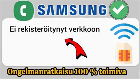 Kuinka korjata «Ei rekisteröity verkkoon» -virhe Samsung …