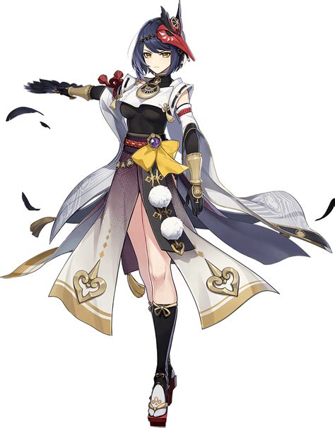 Kujou Sara is known as the Tengu Warrior of Inazuma. She possesses an Electro Vision and uses a bow in battle. Her attacks are swift and precise, often being compared to a raven as her abilities leave traces of dark feathers behind. Sara will be a new 4-star character who players can attempt to roll for during Genshin Impact 's Version 2.1 …. 