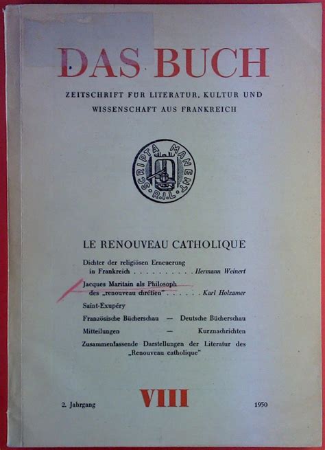 Kultur, literatur und wissenschaft in deutschland und frankreich. - Quartett, a moll, für pianoforte, violine, viola und violoncell.  op. 43..