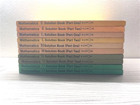 Kumon Math Level M Solution Book