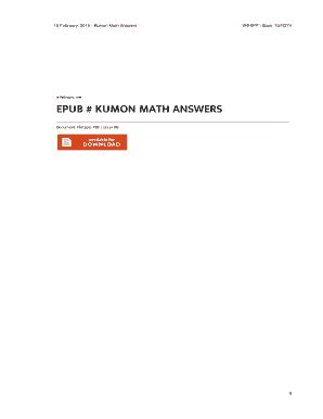 Answer Book READING Level EH KUMON’ 2020 Kumon Institute of Education, Inc. Unauthorized use is strictly prohibited. Level Ell es euF] 0)(=mo)m Oxo) E Sequence …. 