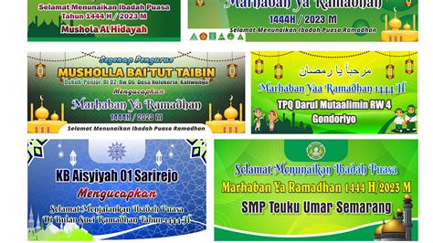 Kumpulan cdr desain spanduk mmt marhaban ya ramadhan selamat