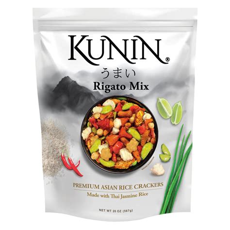 Kunin rigato mix. Kunin Rigato Mix Premium Asian Rice Crackers 2 Bag Bundle With Stone Cove Fridge Magnet - 20 Oz Snack Cracker Bags - Exclusively From Stone Cove Sales LLC. Brand: Stone Cove. 5.0 2 ratings. | Search this page. Currently unavailable. We don't know when or if this item will be back in stock. Ingredients. About this item. 