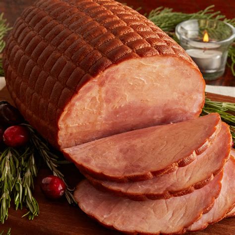 Kunzler 5 lb. Old Fashioned Smoked Boneless Ham - 5/Case