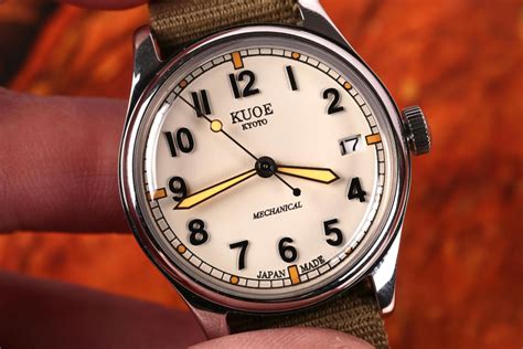 Kuoe watch. KUOE is a watch brand that was established in Kyoto, Japan in 2020. Our goal is to exemplify the timeless charm of historic Kyoto with our classic Japanese watches. 