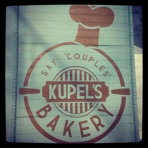 Kupels bakery. Besides being known for having excellent bakery item, other cuisines they offer include Caterers, American, Bagels, Bakeries, and Take Out. Being in Brookline, Kupel's Bakery in 02446 serves many nearby neighborhoods including places like Brookline Village, Coolidge Corner South Side, and Washington Square. 