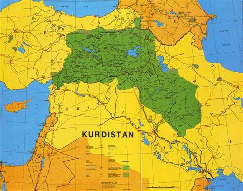 Kurdistan Maps.