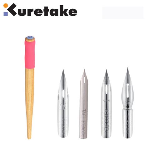 Kuretake Bimoji Brush Pen, 5 pcs set (Extra Fine, Fine, Medium, Large,  Medium Brush), great for Calligraphy, Hand lettering and Illustration, for