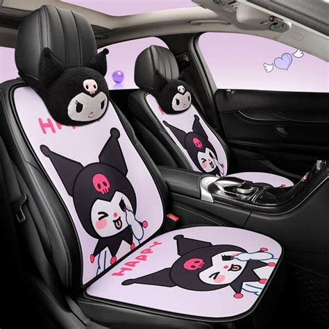 Kuromi car seat covers. Check out my shop for headrest pillows & other styles seatbelt covers :) All styles are new without tag Size: About 8” long each Material: Plush • No brand/Unbranded • Any question please ask before purchase Character, #Kuromi, #Melody, #Plush, #Seatbelt, Cushion, #Car Accessories, Collection, Decoration, Plush, Plushie TMX20210563 