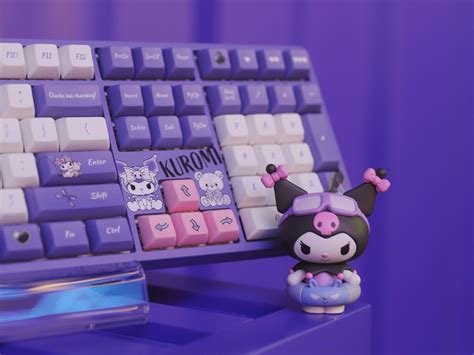 The new 5108B Kuromi keyboard is based on the cute and elegant Kuromi Kitty theme. Kuromi refers to a character from the TV series Hello Kitty. Specifications: 5108B Plus with Beken Plus multi-mode chip supporting BT5.0/2.4Ghz/Type-C (3000 mAh battery); 5-pin hot-swappable; Board and case foam; RGB backlight; Programmable with Dye-Sub PBT JDA .... 