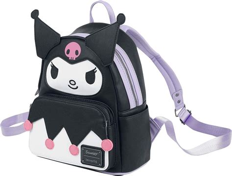 Loungefly x Sanrio My Melody and Kuromi Double Sided Crossbody Bag. SKU: SANTB1638. Availability: Sold Out. £69.99 £59.99. Same Day Dispatch from UK Warehouse (Before 4pm Monday-Friday) 100% Official Merchandise. Quibble-free 100 day returns*. NO EXTRA FEES TO EUROPE ON ORDERS UNDER €150. See more details.. Kuromi loungefly